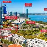 Perth City & Pool View 2Bedroom-1 King Bd And 2 Single Bd